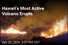 Hawaii&#39;s Most Active Volcano Erupts