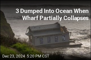 3 Are Dumped Into Ocean When Wharf Partially Collapses