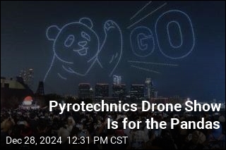 Hong Kong&#39;s Drone Show Is for the Pandas