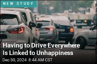 Having to Drive Everywhere Is Linked to Unhappiness