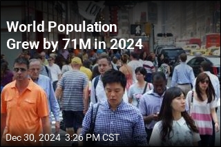 World Population Will Be 8.09B on Jan. 1