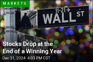 Stocks Drop at the End of a Winning Year