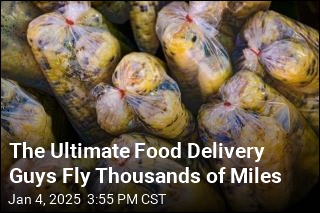 The Ultimate in Delivery: Food Flown Across Continents