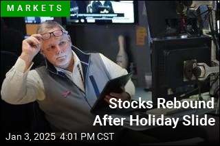 Stocks Rebound After Holiday Slide