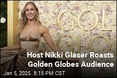 Host Nikki Glaser Roasts Golden Globes Audience in Monologue