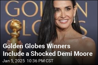 Demi Moore Wins Her First Golden Globe