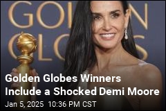 Demi Moore Wins Her First Golden Globe