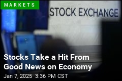 Stocks Slump After Good News on Economy