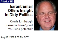Errant Email Offers Insight in Dirty Politics