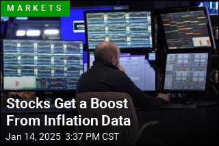 Stocks Get a Boost From Inflation Data