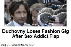 Duchovny Loses Fashion Gig After Sex Addict Flap