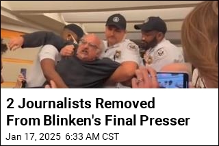 Protesting Journalists Removed From Blinken News Conference