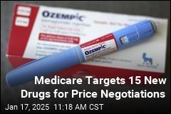 Ozempic Among New Drugs Picked for Medicare Negotiations