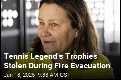 Pam Shriver&#39;s Trophies Stolen During Fire Evacuation