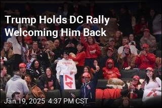 Washington Rally Welcomes Trump Back