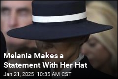 Melania Makes a Statement With Her Hat