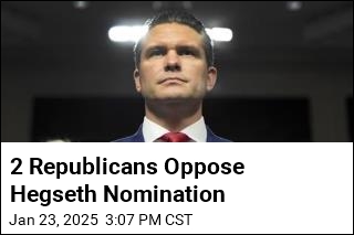 2 GOPers Vote Against Advancing Hegseth Nomination