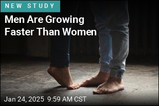 Men Are Growing Faster Than Women