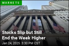 Stocks Slip but Still End the Week Higher