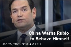 China Warns Marco Rubio to Behave Himself