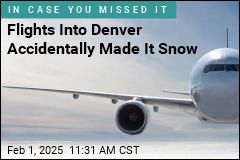 Commercial Flights Make It Snow in Denver