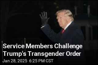 Service Members Challenge Trump&#39;s Transgender Order