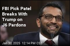 FBI Pick Patel Breaks With Trump on J6 Pardons