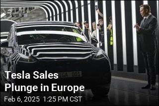 Tesla Sales Plunge in Europe