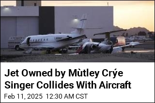 Jet Owned by M&ouml;tley Cr&uuml;e Singer Collides With Aircraft