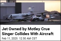 Jet Owned by M&ouml;tley Cr&uuml;e Singer Collides With Aircraft