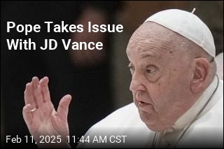 Pope Delivers a Rebuke to JD Vance