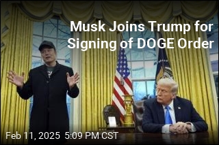 Musk Joins Trump in Oval Office Event