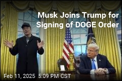 Musk Joins Trump in Oval Office Event