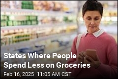 States Where People Spend Less on Groceries