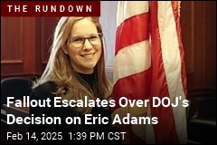 Fallout Escalates Over DOJ&#39;s Decision on Eric Adams