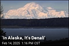 Murkowski: &#39;In Alaska, It&#39;s Denali&#39;