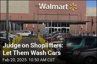 Walmart Shoplifters Sentenced to Wash Cars in the Parking Lot