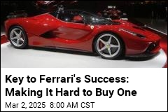 Key to Ferrari&#39;s Success: Making It Hard to Buy One