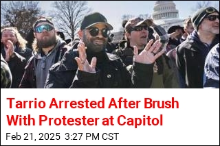 Tarrio Arrested After Brush With Protester at Capitol