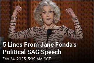 Jane Fonda Defines &#39;Woke&#39; in Her SAG Speech