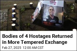 Bodies of 4 Hostages Returned in More Muted Exchange