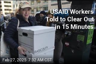 USAID Workers Given 15 Minutes to Clear Out