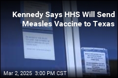 Stopping Measles Outbreak Is &#39;a Top Priority,&#39; Kennedy Says