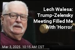 Nobel Winner Walesa: Trump-Zelensky Meeting Filled Me With &#39;Horror&#39;