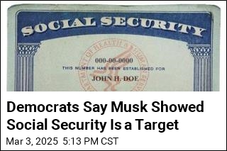 Musk Calls Social Security a &#39;Ponzi Scheme&#39;