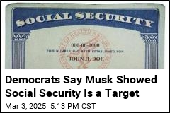 Musk Calls Social Security a &#39;Ponzi Scheme&#39;