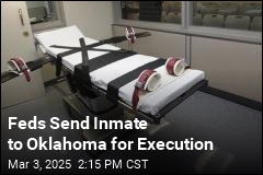 Federal Inmate Transferred to Oklahoma for Execution