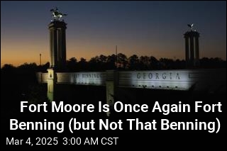 Fort Moore Is Once Again Fort Benning (but Not That Benning)