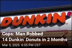 Cops: Man Robbed 14 Dunkin&#39; Donuts in 2 Months