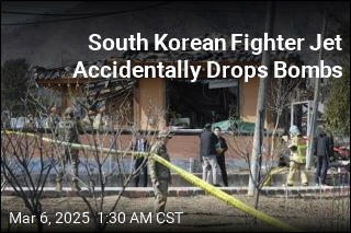 South Korean Fighter Jet Accidentally Drops Bombs